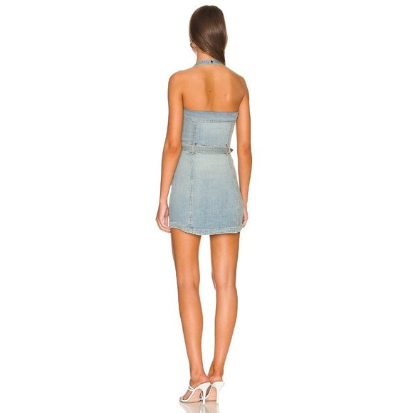 Retrofete Fallon Dress Porcelain Blue Women's Size XS - Picture 3 of 13